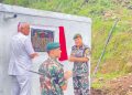 नेपाली सेनाद्वारा नुवाकोटमा २० हजार लिटरको ट्याङ्की निर्माण