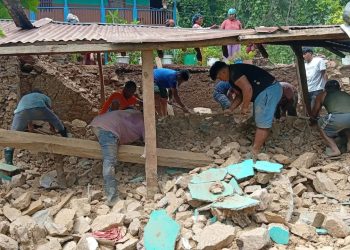 अविरल वर्षाले धनसार भत्किँदा छ बाख्रा पुरिएर मरे