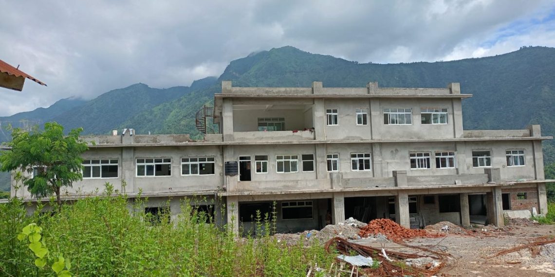 कालीगण्डकीमा २२ करोडको अस्पताल बन्दै, निर्माण सकिने टुंगो छैन