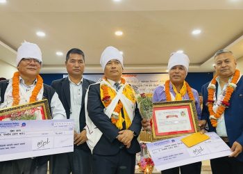 कञ्चन पत्रकारिता पुरस्कारबाट स्याङ्जाका गोपालबहादुर जिटी सम्मानित