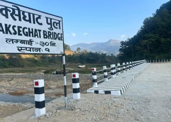 स्याङ्जामा पूर्वाधार विकास कार्यालयको ५५ प्रतिशत बजेट खर्च