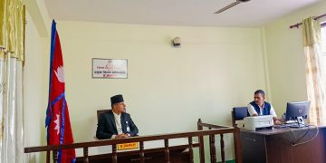 स्याङ्जा प्रशासनमा इजलास कक्षबाट मुद्दाको सुनुवाइ सुरु