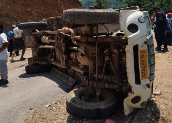 स्याङ्जामा तीन महिनामा १८ सवारी दुर्घटना, ६ जनाको मृत्यु