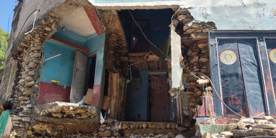 सेतीवेणीमा कालीगण्डकीको बाढीले स्याङ्जातर्फका २५ घरमा क्षति